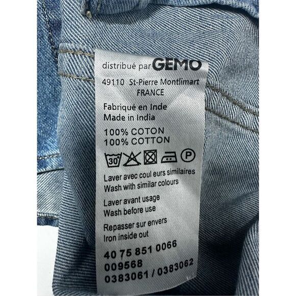Gemo Blog Boys Denim Shirt Long Sleeve Button Up Size 16Y See Notes - Picture 13 of 14
